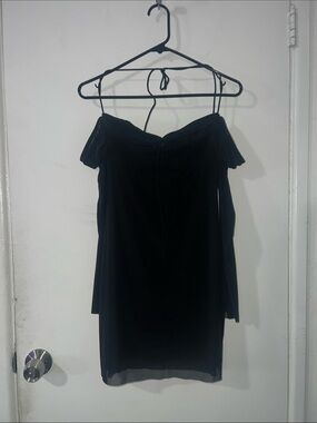 Black Off-Shoulder Women’s Dress